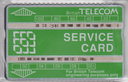 UNITED KINGDOM BT SERVICE CARD - BT Engineer BSK Service Test Issues