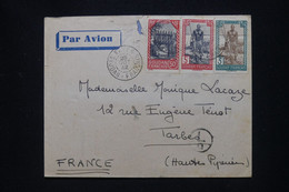 SOUDAN - Enveloppe De Kayes Pour La France En 1942 Avec Marque De Contrôle Postal - L 118030 - Covers & Documents