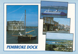 Postcard Pembroke Dock Pembrokeshire Wales My Ref B25392 - Pembrokeshire