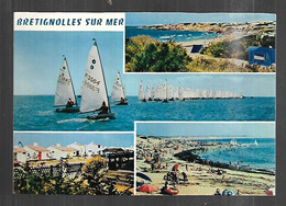 Cpm 8537159 Bretignolles Sur Mer 4 Vues Situées Sur Carte - Bretignolles Sur Mer