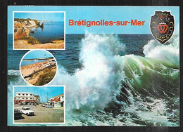 Cpm 8537160 Bretignolles Sur Mer 4 Vues Situées Sur Carte - Bretignolles Sur Mer