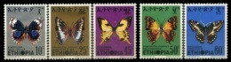 (203) Ethiopia / Ethiopie  Butterflies / Papillons / Schmetterlinge / Vlinders  ** / Mnh  Michel 806-10 - Ethiopie