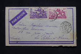 TOGO - Enveloppe De Atakpame Pour La France En 1944 Par Avion, Affranchissement Recto Et Verso  - L 118076 - Brieven En Documenten