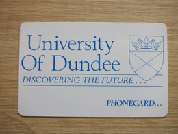 IPL Scotland Autelca Phonecard,University Of Dundee, Mint - [ 8] Firmeneigene Ausgaben