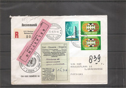 Nations Unies - Genève ( Lettre Recommandée De 1971 De Genève  Vers Les Pays-Bas à Voir) - Covers & Documents