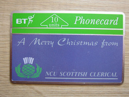 BTP055 Merry Christmas From NCU Scottish Clerical,mint - BT Emissions Privées