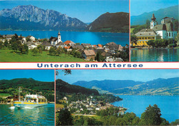 CPSM Unterach Am Attersee-Multivues-Beau Timbre    L1342 - Attersee-Orte