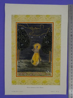 Gravure Illustration Du Conte Les Milles Et Une Nuit Prince Diamant Costume Instrument Musique Oiseaux (T.VII Pl. 140) - Arte Oriental