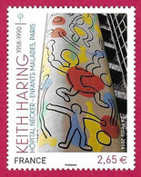 4901 - Série Artistique : Keith Haring (1958-1990), Artiste US - Détail De La Fresque Extérieure De L'hôpital Necker - Nuevos