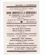 Buvard Union Industrielle Et Commerciale DU PERIGORD Pauliac Et Videau Bergerac MANUFACTURE DE ROUES Brouettes Ragot - Landwirtschaft