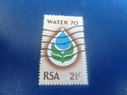 Rsa - Water 70 - 2 1/2 C. - Multiicolore - Oblitéré - Année 1970 - - Usados