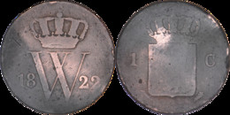 Pays-Bas - 1822 - Guillaume 1er - 1 Cent - 01-248 - 1815-1840: Willem I