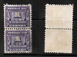 CANADA   Scott # J 11 USED PAIR (CONDITION AS PER SCAN) (CAN-123) - Strafport