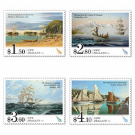 New Zealand *** 2022 Historic Ships Of The 19th Century , Ship, Transport, First Day Cover MNH  (**) - Brieven En Documenten
