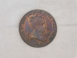 ESPAGNE SPAIN 8 MARAVEDIS 1840 - Provincial Currencies