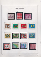 BRD     .  10 Seiten  Mit Marken    .    O    .      Gestempelt - Used Stamps