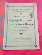 Revue Locale "Chantelle à Tous Vents" 2 Mars 1930 Palais Des Fêtes Chantelle (Allier)  J. CABAUT - Programas