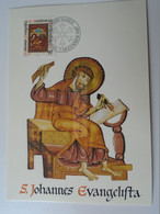D188911   CARTE MAXIMUM  CM  Card  - 1987 - Luxembourg - VADUZ -  Religion St. Johannes Evangelista - Maximum Cards