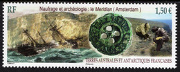 TAAF - 2022 - Shipwreck Archaeology - The Meridian Ship - Mint Stamp - Nuevos