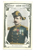 Chromo Général Dubail Armée Française 103 X 63 Mm Pub: Guérin-Boutron Bien 2 Scans - Guérin-Boutron