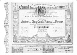 Carte Représentant Des ACTIONS - ACTION CANAL De PANAMA - Thimonier éd. - Sonstige