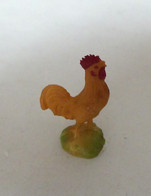 FIGURINE CLAIRET FERME COQ (3) Vers 1954 Pas Starlux - Birds - Chicken