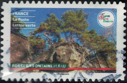 France 2021 Oblitéré Used Terre De Tourisme Sites Naturels Forêt De Fontainebleau SU - Oblitérés