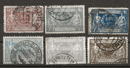 N° 1,  5, 8, 10, 13 & 14  (1920) - Used Stamps