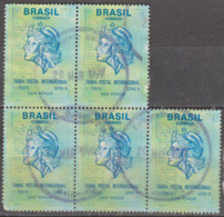 Brasil -11-1993 - Comprovante De Franqueamento Int. CFI 1º Porte Int. Série B- Efìgie (Bloco-5) (o)  RHM Nº 697 - Gebraucht