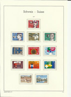 SUISSE Année Complète 1977 N° 1017 à 1045 Neuve Sans Charnière MNH Ou Oblitéré - Other & Unclassified