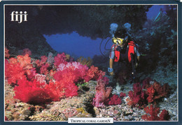 Fidji - Tropical Coral Garden - Ecrite, Timbrée - Fidji