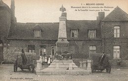 62 - PAS DE CALAIS - BEUVRY-GORRE - Monument Aux Morts - Voir Texte Scans Recto Et Verso - Superbe (10264) - Beuvry