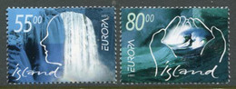 ICELAND  2001 Europa: Water Resources MNH / **.  Michel 981-82 - Ongebruikt