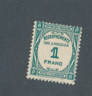 FRANCE - TAXE N° 60 NEUF** SANS CHARNIERE AVEC GOMME NON ORIGINALE (GNO) - COTE : 20€ - 1927/31 - 1859-1955 Postfris