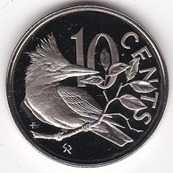 Îles Vierges Britanniques, 10 Cents 1974 , Oiseau, Elizabeth II, En Cupronickel, KM# 3, UNC, Neuve - British Virgin Islands