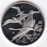 Îles Vierges Britanniques, 1 Dollar 1974 , Oiseau, Elizabeth II, En Argent, KM# 6a, UNC, Neuve - British Virgin Islands