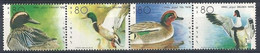 ISRAEL 1989 Ducks, Birds Mi. 1131-1134, YT. 1074-1077  MNH ** - Unused Stamps (without Tabs)