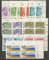 ISRAEL 1960-1962 ** Airmail A18-A27 Corner Blocks Of 4 MNH** - Airmail