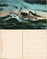 Dampfer Der Ost-Afrika Linie Auf Hoher See. Schiffe/Schifffahrt - Dampfer 1913 - Passagiersschepen
