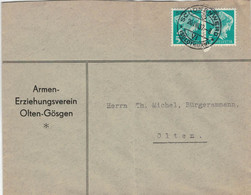 Armen-Erziehungsverein Olten Gösgen - Schönwerd Solothurn 1937 - No 538 - Portofreiheit