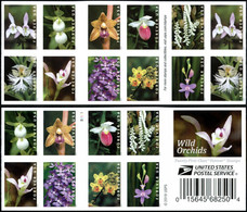 USA 2020 MiNr. 5673 - 5682  Wild Orchids Plants Flowers 20v MNH** 26,00 € - Otros
