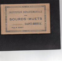Saint Brieuc - Institution Départementale Des Sourds-muets - Carnet De 20 CP (complet) - Saint-Brieuc