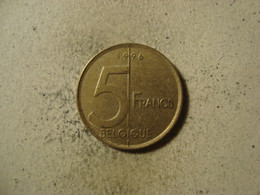 MONNAIE BELGIQUE 5 FRANCS 1996 ( En Français ) - 5 Frank