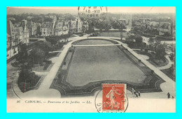 A814 / 103 14 - CABOURG Panorama Et Les Jardins - Cabourg