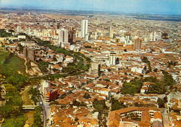 COLOMBIA , T.P. CIRCULADA , CALI - AEROFOTO DEL CENTRO DE LA CIUDAD - Kolumbien