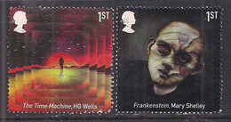 GB 2021 QE2 1st X 2 Classic Science Fiction Used SG 4503 - 4504 ( K402 ) - Used Stamps