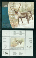 CARIBOU; Conservation Habitats Fauniques QUÉBEC 2002 Wildlife Habitat Conservation, CARIBOU (8438) - Local, Strike, Seals & Cinderellas