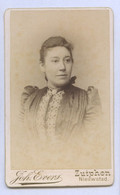 Authentieke Foto - Dame - Mode - Fotograaf: Ich. Evers, Zutphen - Oud (voor 1900)
