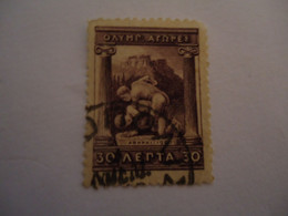 GREECE  USED   STAMPS OLYMPIC GAMES 1906 30 L - Used Stamps