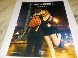 ANCIENNE PUBLICITE FRENCH LEGERETE  SAC LANCEL 2010 - Sonstige & Ohne Zuordnung